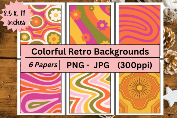 Download Colorful Retro Backgrounds Wallpapers - Retro backgrounds Collection